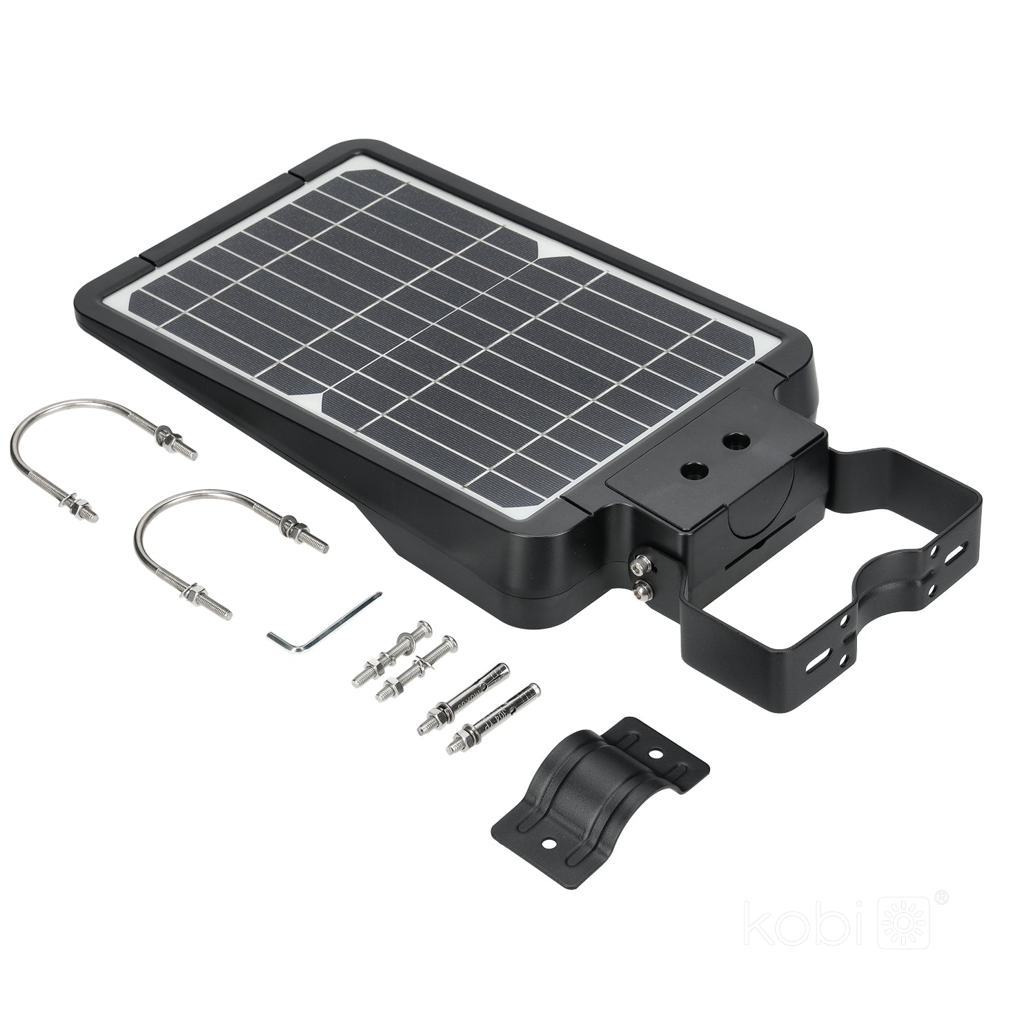 Solar street light with motion sensor LED STREET 15W 4000K IP65 Kobi