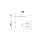 Solar street light with motion sensor LED STREET 15W 4000K IP65 Kobi