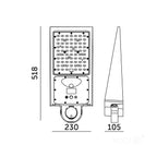 Solar street light with motion sensor LED STREET 30W 2CCT IP65 Kobi Premium