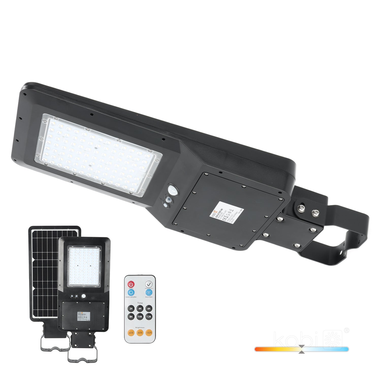 Solar street light with motion sensor LED STREET 40W 4000K IP65 Kobi Premium
