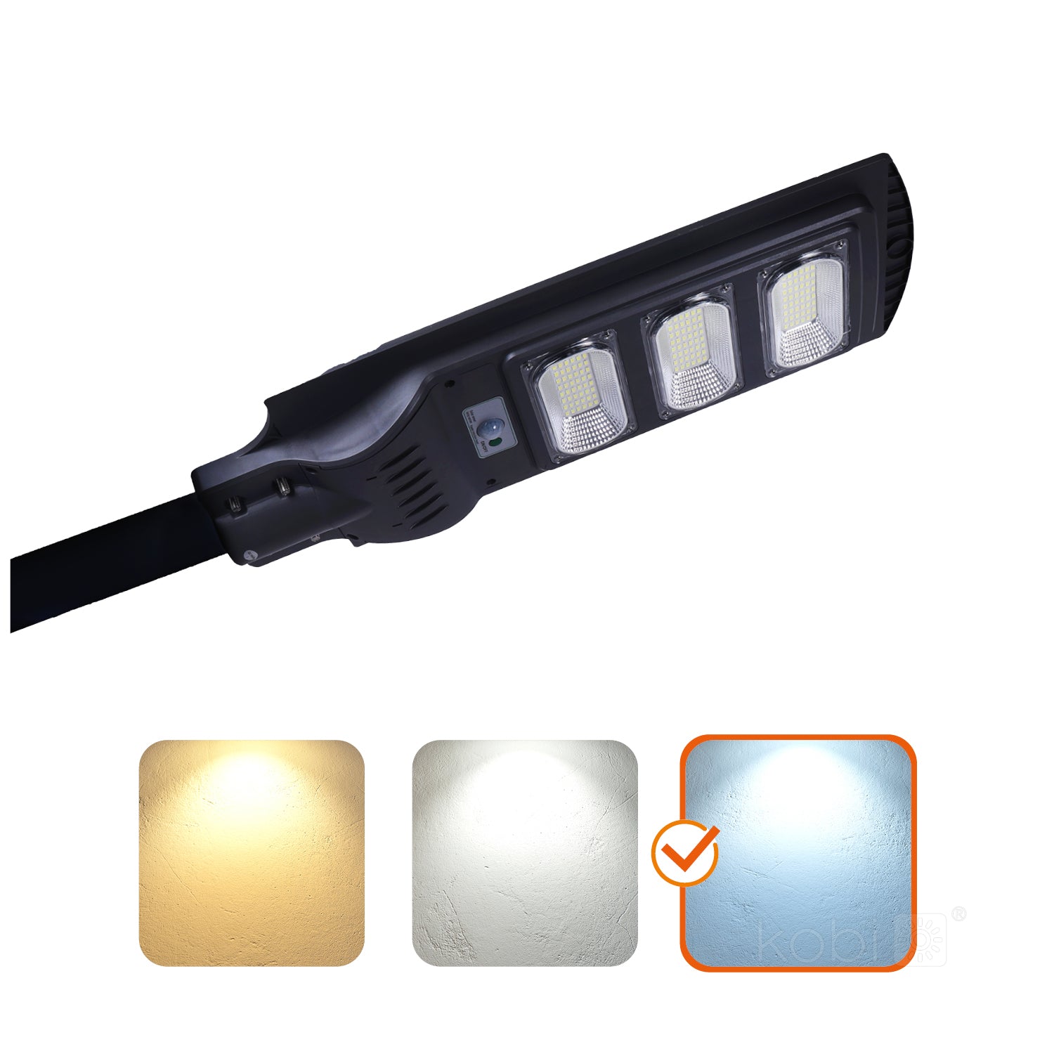 Street light with motion sensor Solar LED URBI 8W 6500K IP54 LED2B