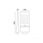 Street light with motion sensor Solar LED URBI 8W 6500K IP54 LED2B