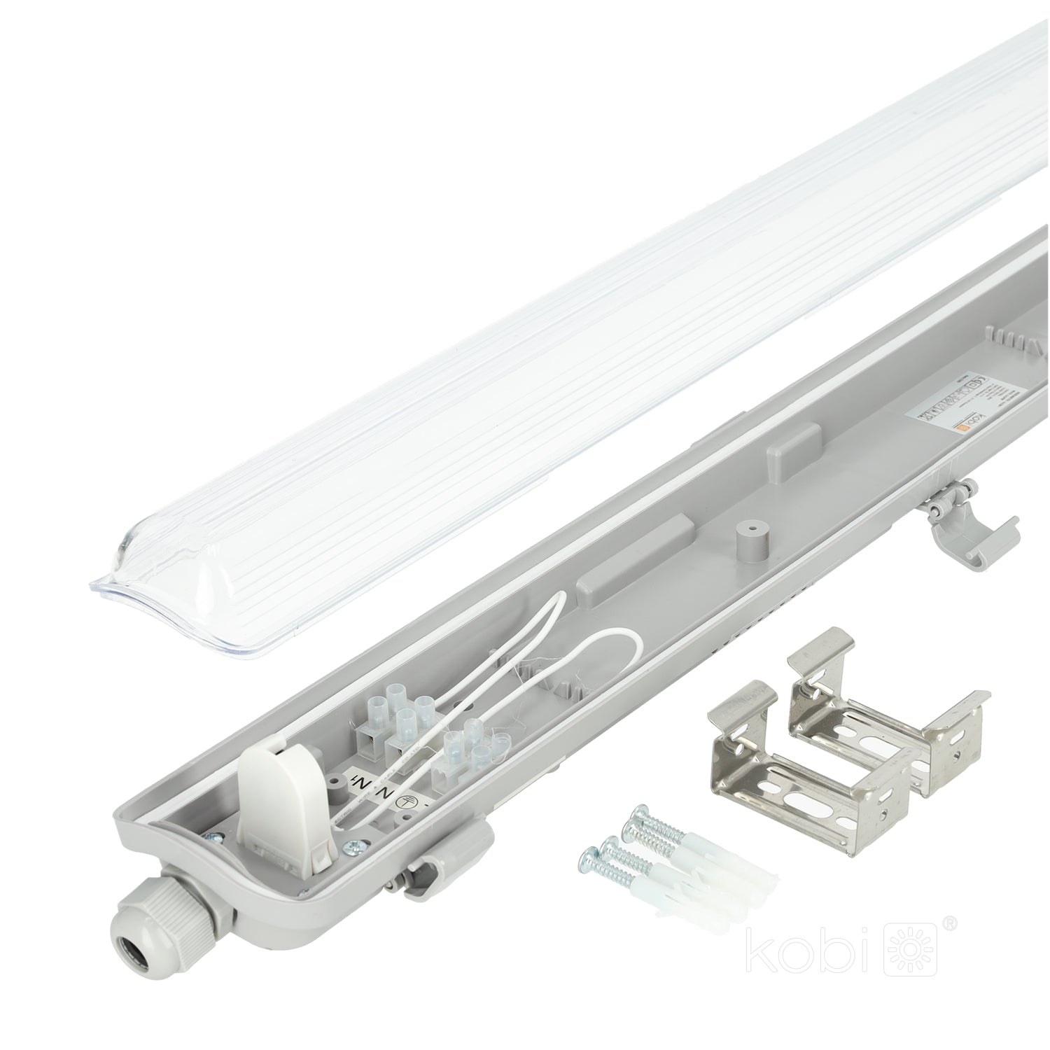 Waterproof fixture HERMETIC 1x150 IP65 Kobi