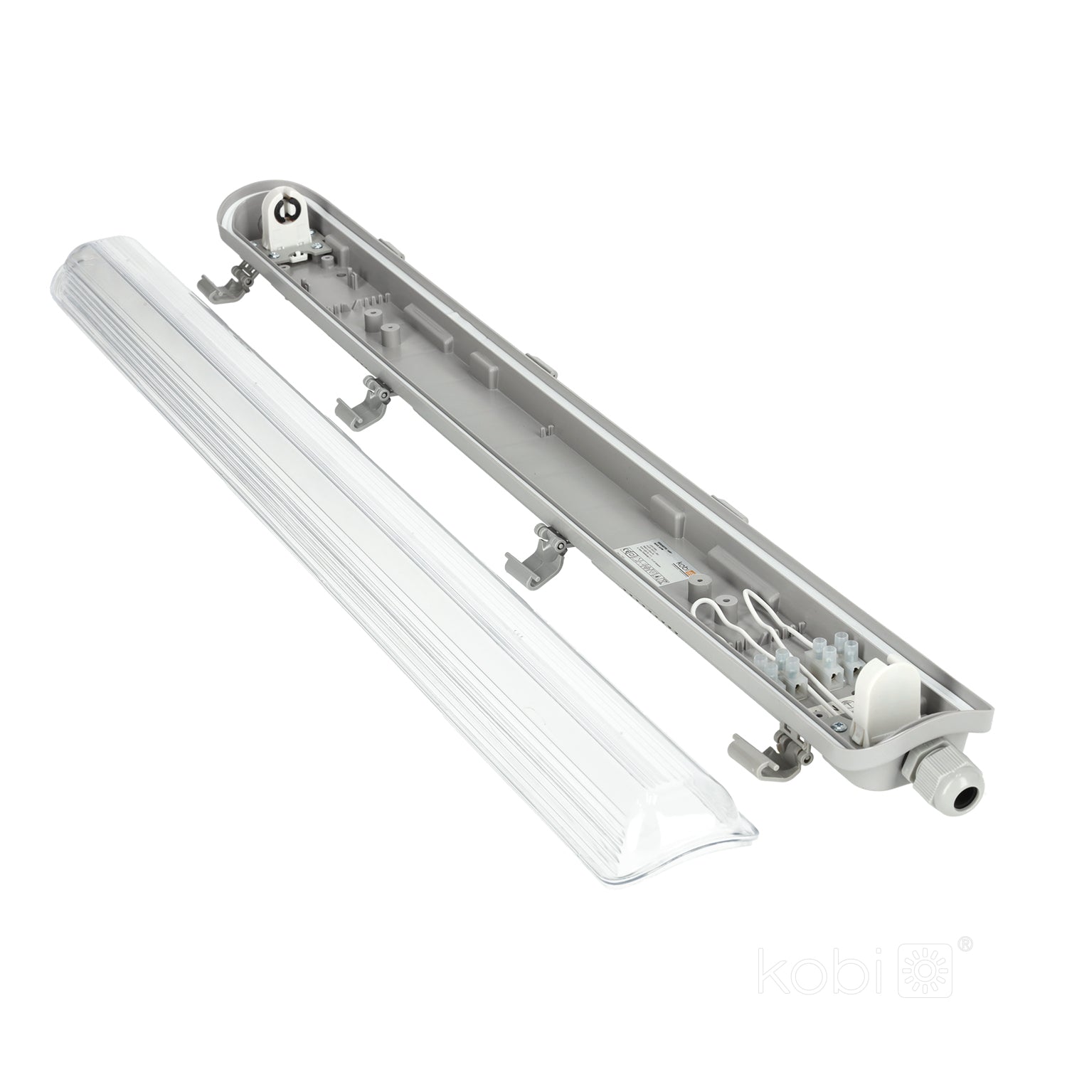 Waterproof fixture HERMETIC 1x60 IP65 Kobi