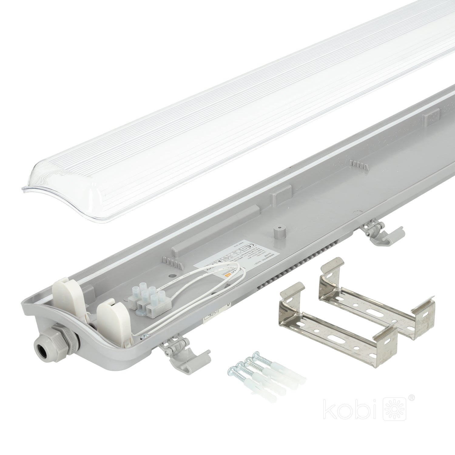 Waterproof fixture HERMETIC 2x150 IP65 Kobi
