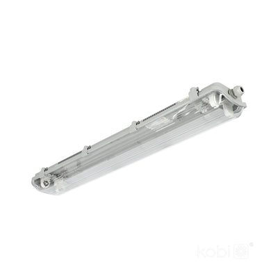 Waterproof fixture HERMETIC 2x60 IP65 Kobi