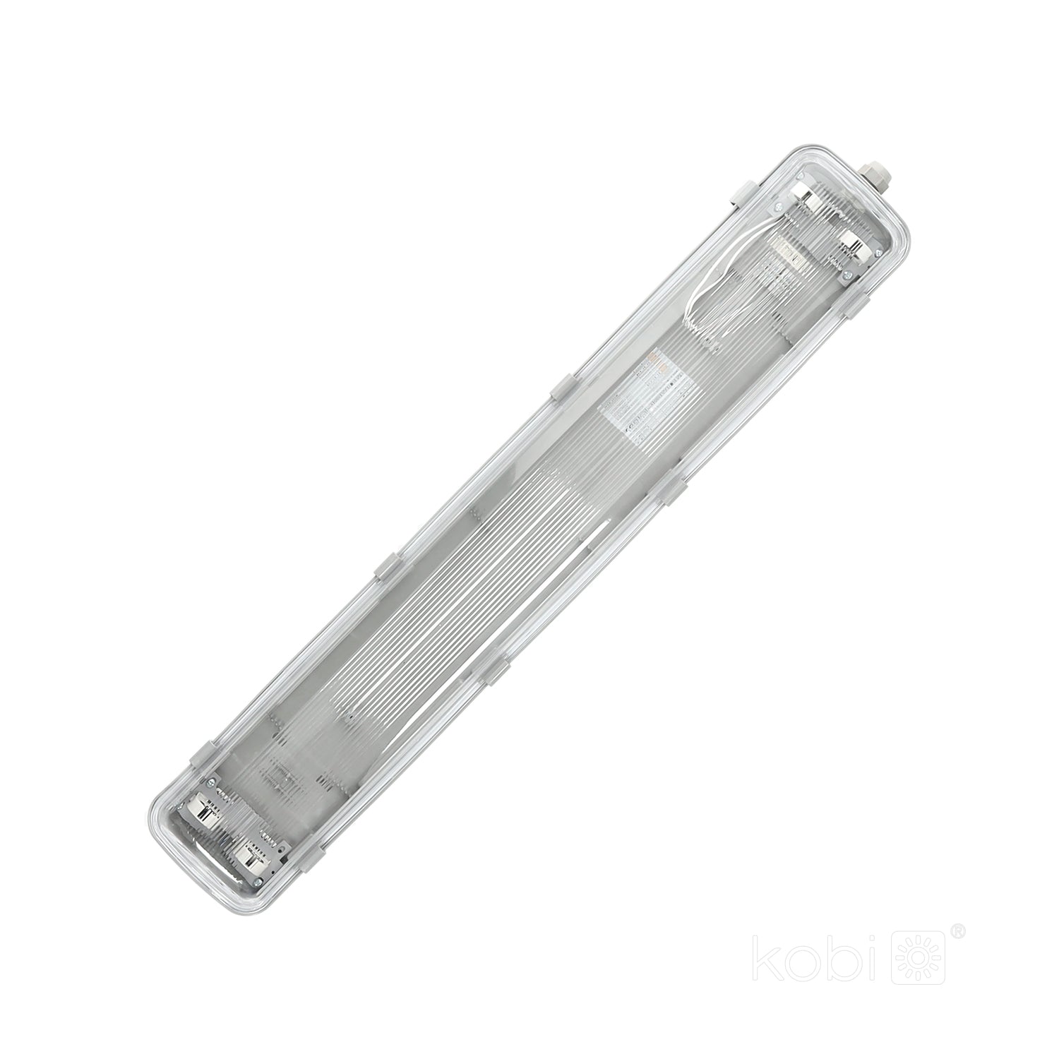 Waterproof fixture HERMETIC 2x60 IP65 Kobi