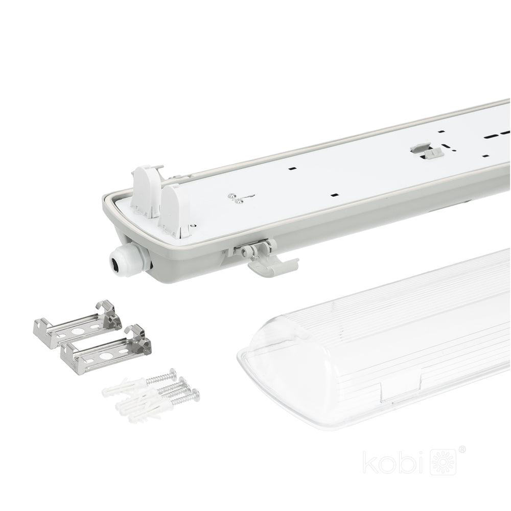 Waterproof fixture HERMIC 2x120 IP65 Kobi