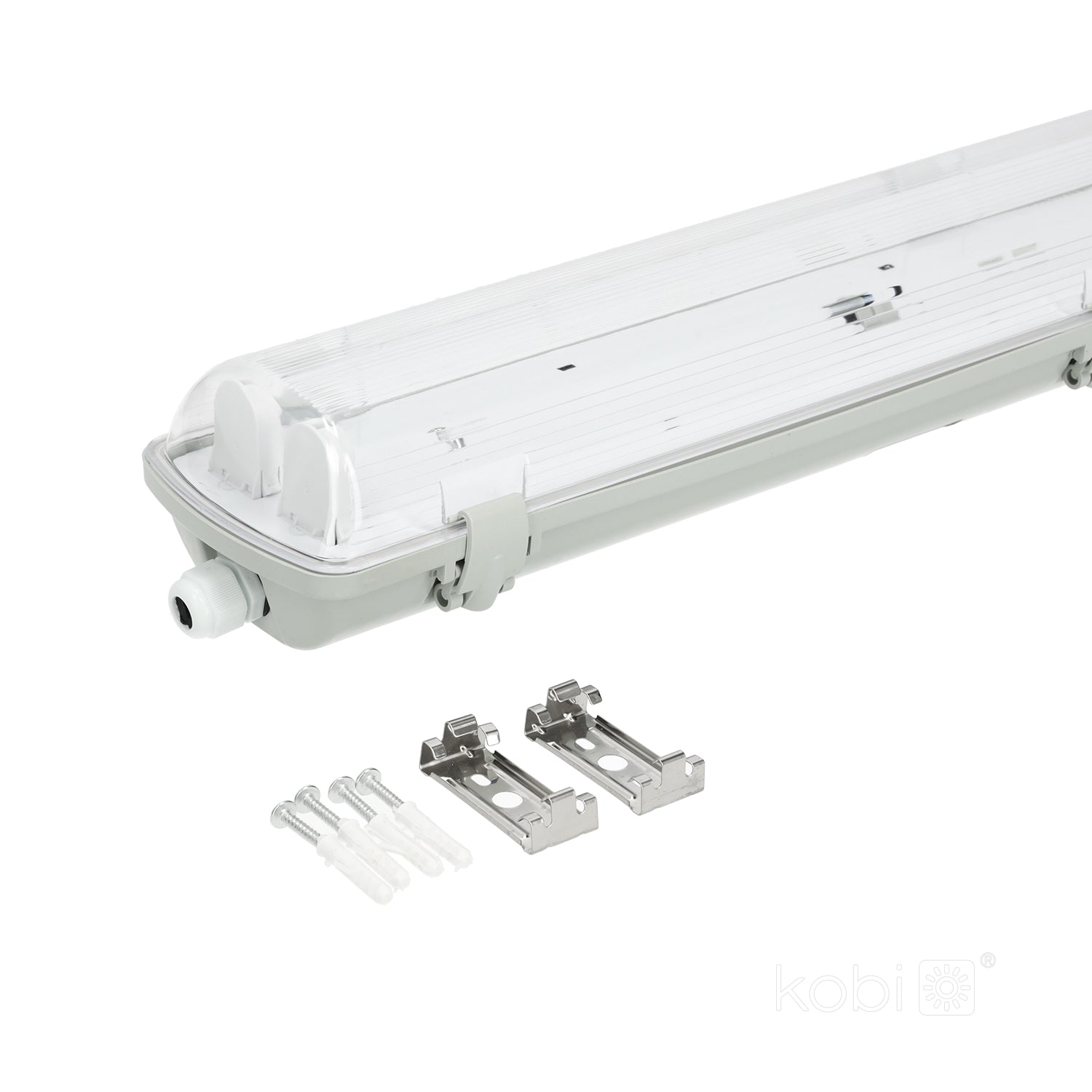 Waterproof fixture HERMIC 2x120 IP65 Kobi