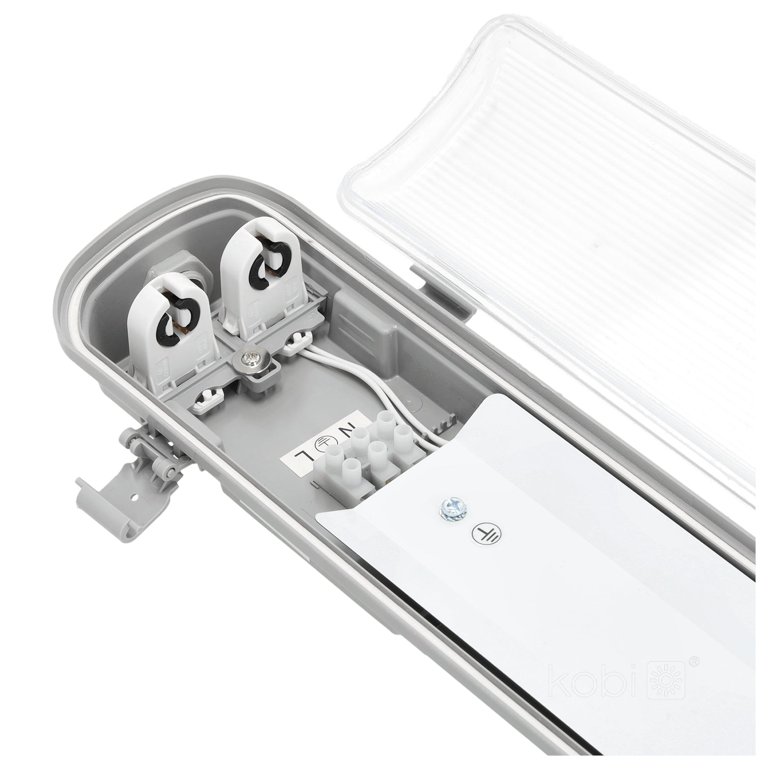 Waterproof fixture HERMIC G2 2x120 IP65 Kobi