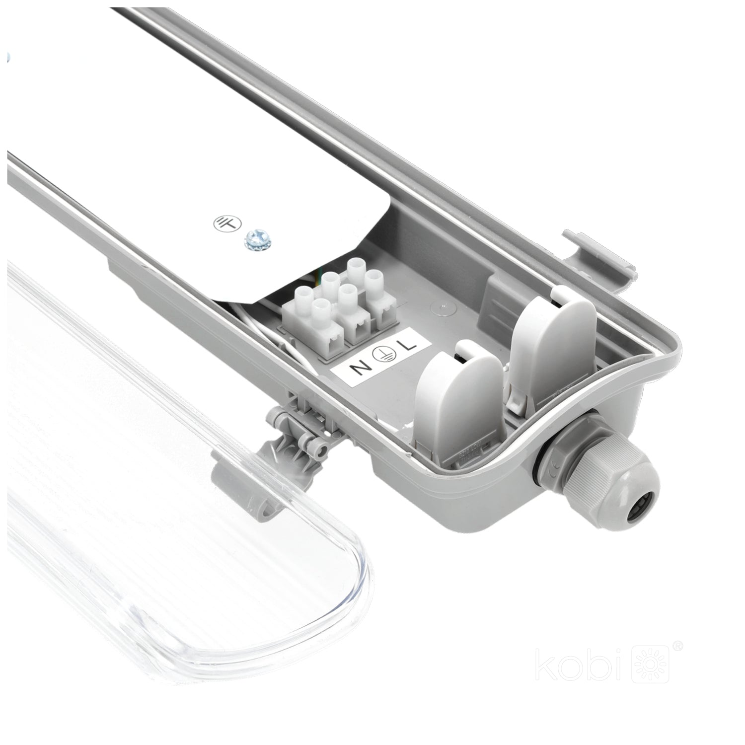 Waterproof fixture HERMIC G2 2x120 IP65 Kobi