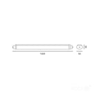 Waterproof fixture LED CORTEZ 36W 4000K IP65 LED2B