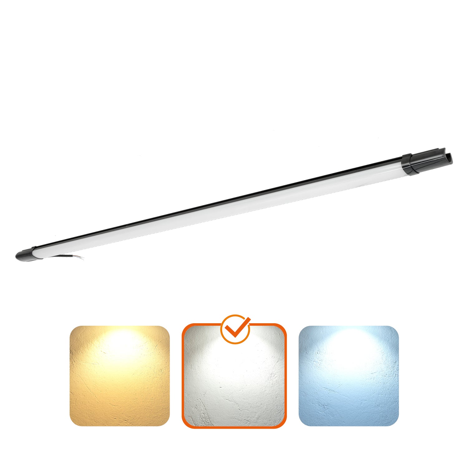 Waterproof fixture LED MIVRO 36W 4000K IP65 LED2B
