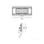 LED fixture MULTILUXO 150W 4000K IP65 Kobi Premium