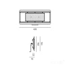 LED fixture MULTILUXO 200W 4000K IP65 Kobi Premium