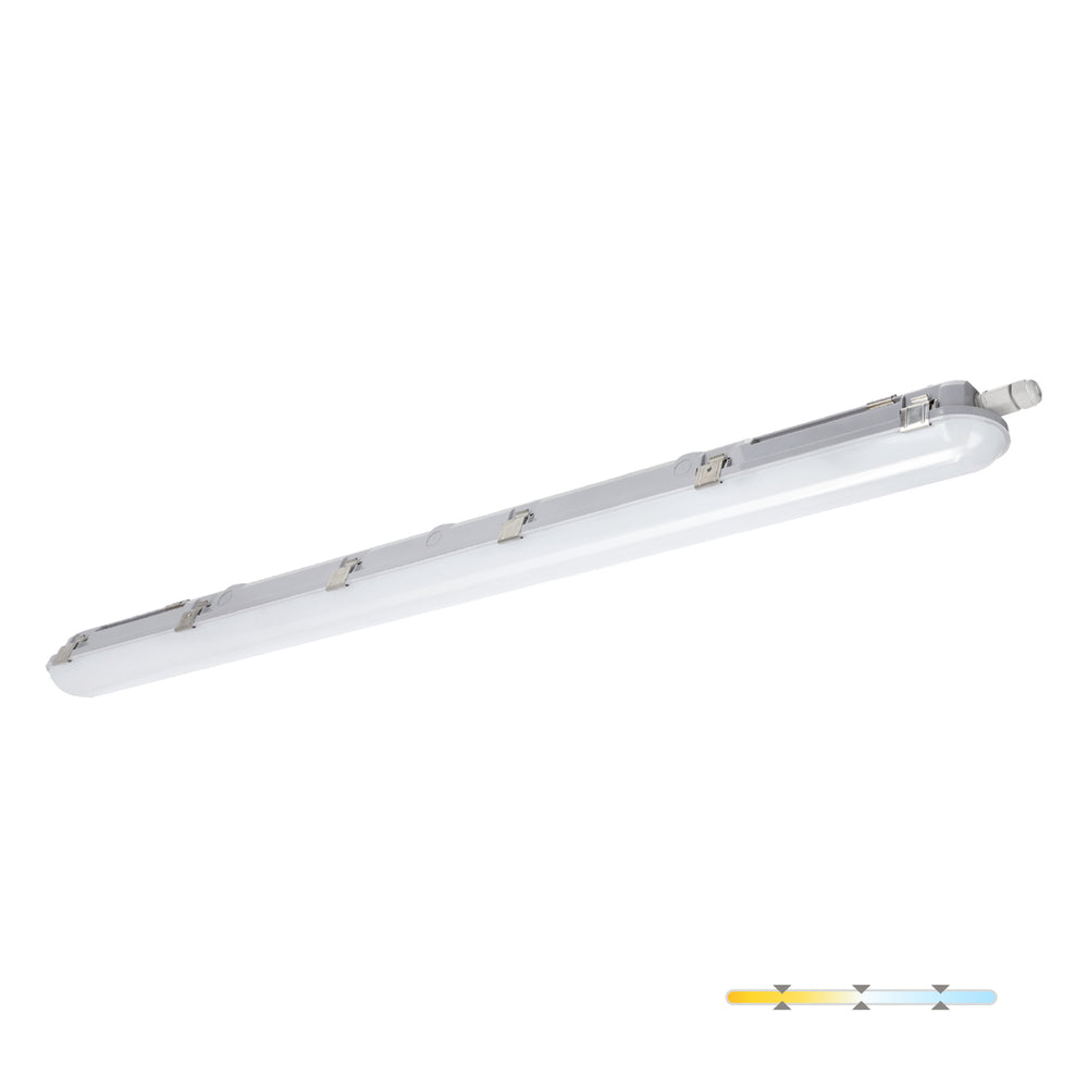 Waterproof linear fixture LED NEXFORCE N2 max. 36W 3CCT DALI Kobi Pro