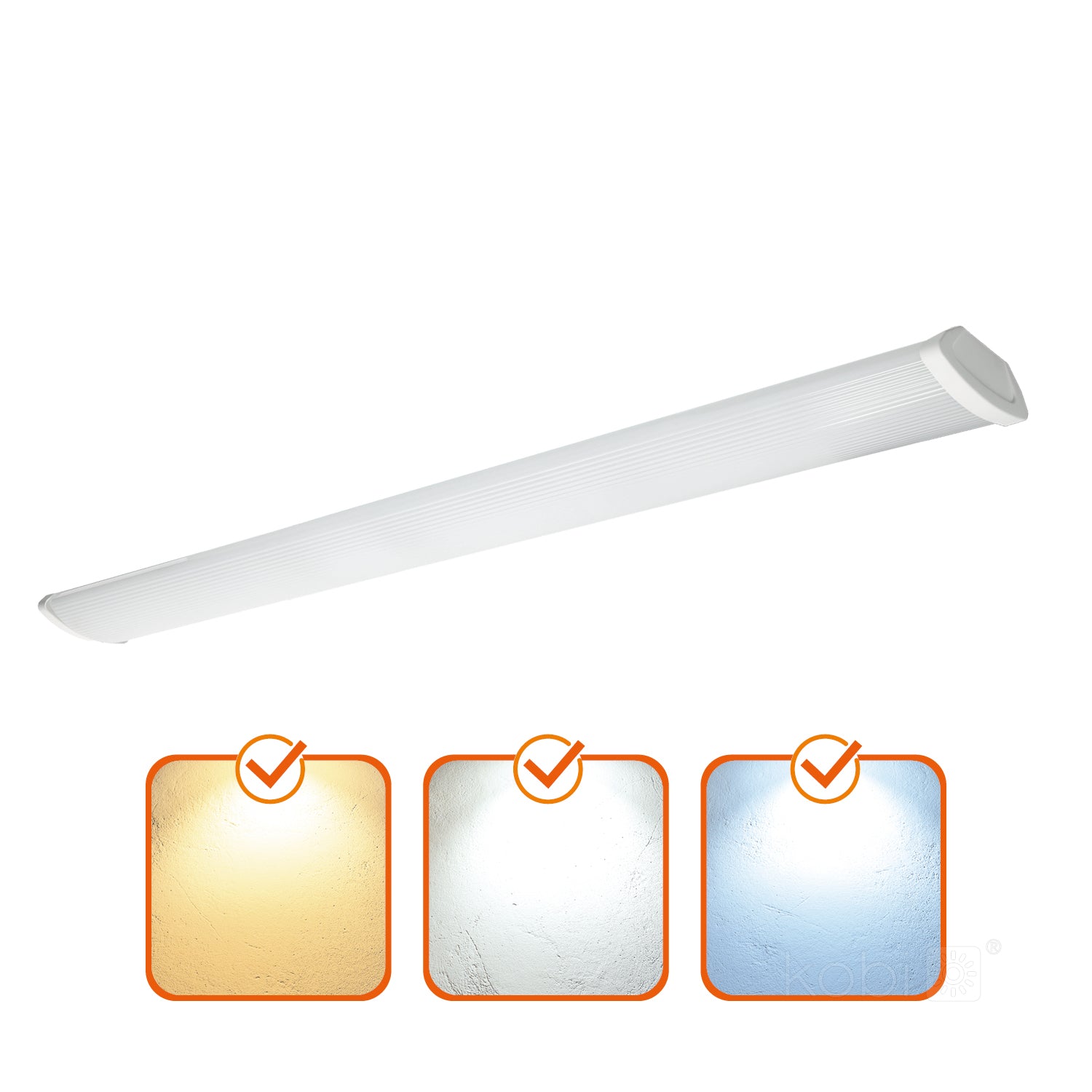Linear fixture LED DELFIA max. 40W 3CCT Kobi Pro