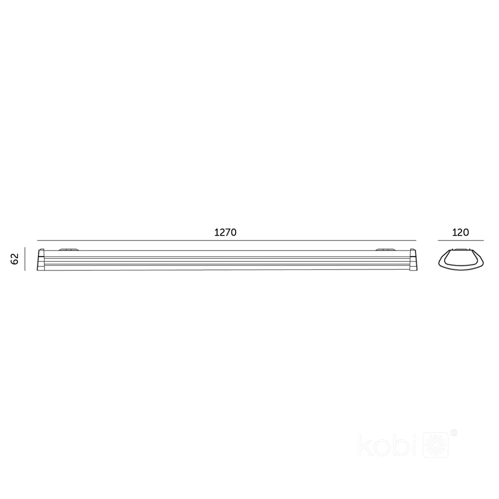 Linear fixture LED DELFIA max. 40W 3CCT Kobi Pro