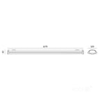 Linear fixture LED DELFIA max. 40W 3CCT Kobi Pro