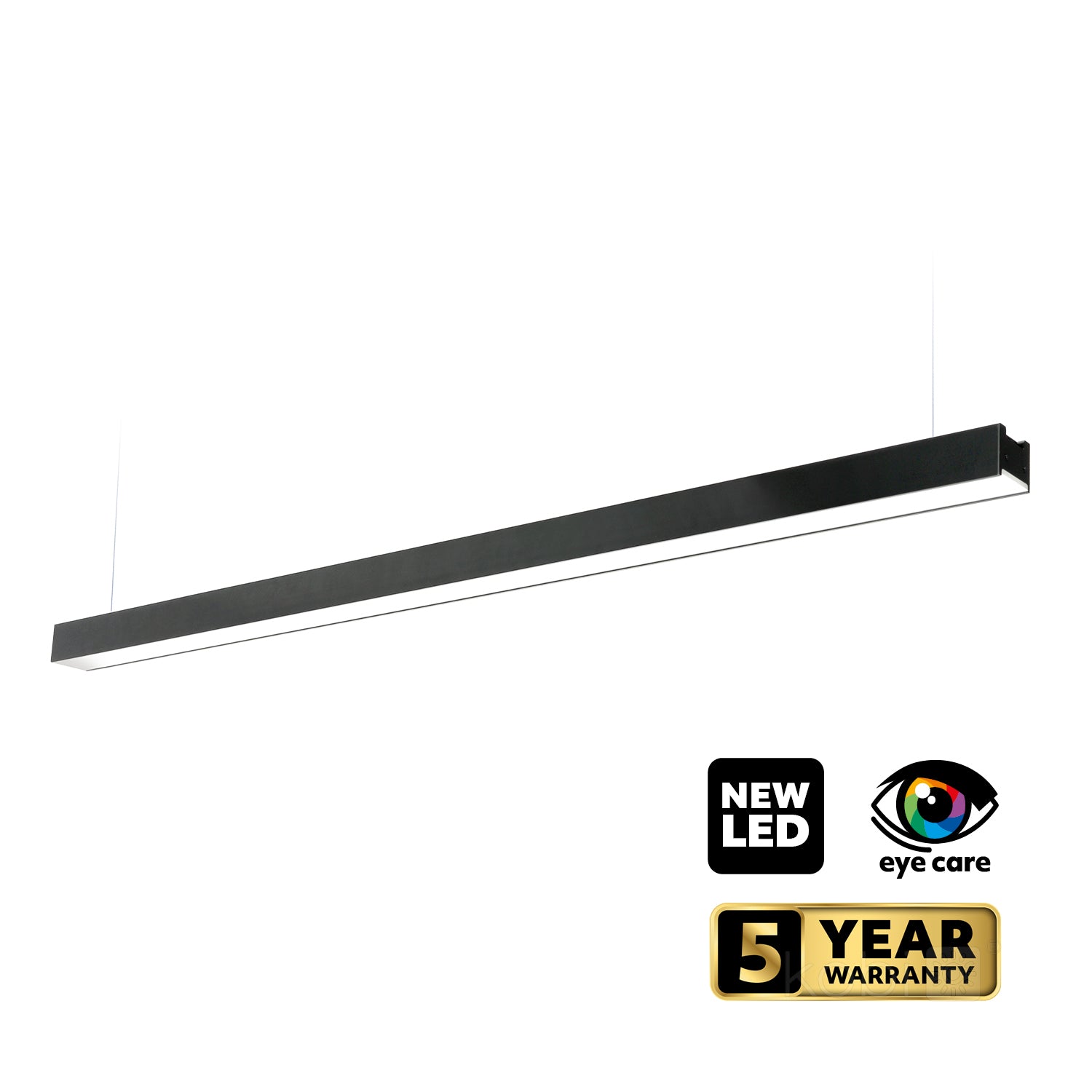 Linear fixture LED KOLINE GO 40W 3CCT black Kobi Pro