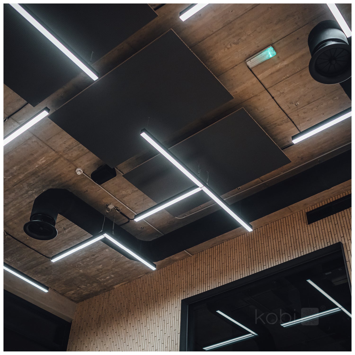 Linear fixture LED KOLINE K2 20-30-40W 3CCT black Kobi Pro