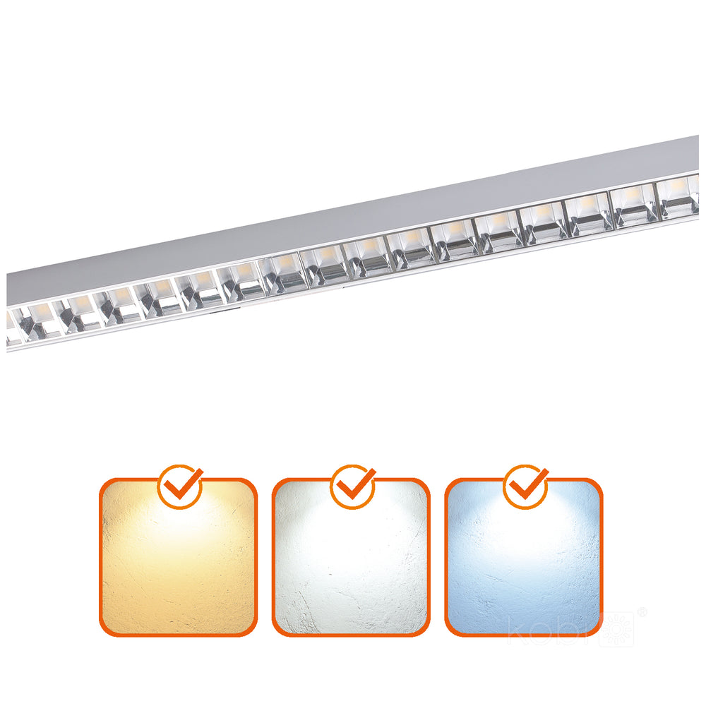 Linear fixture LED KOLINE K2 20-30-40W 3CCT UGR Go back