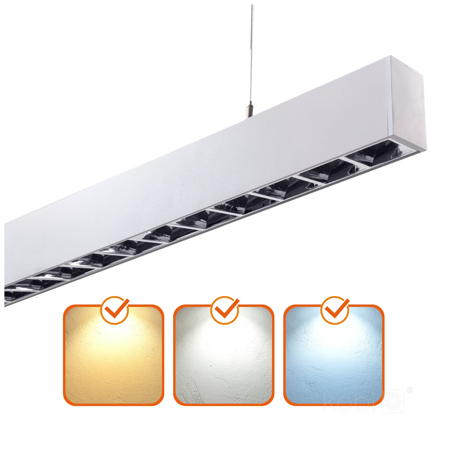 Linear fixture LED KOLINE K2 30W 3CCT UGR Go back