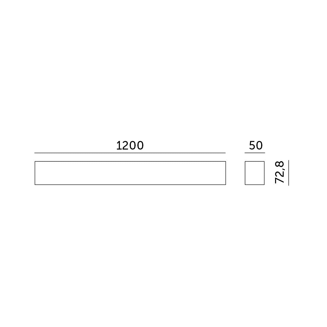 Linear fixture LED KOLINE K1 20W 4000K white Kobi Pro