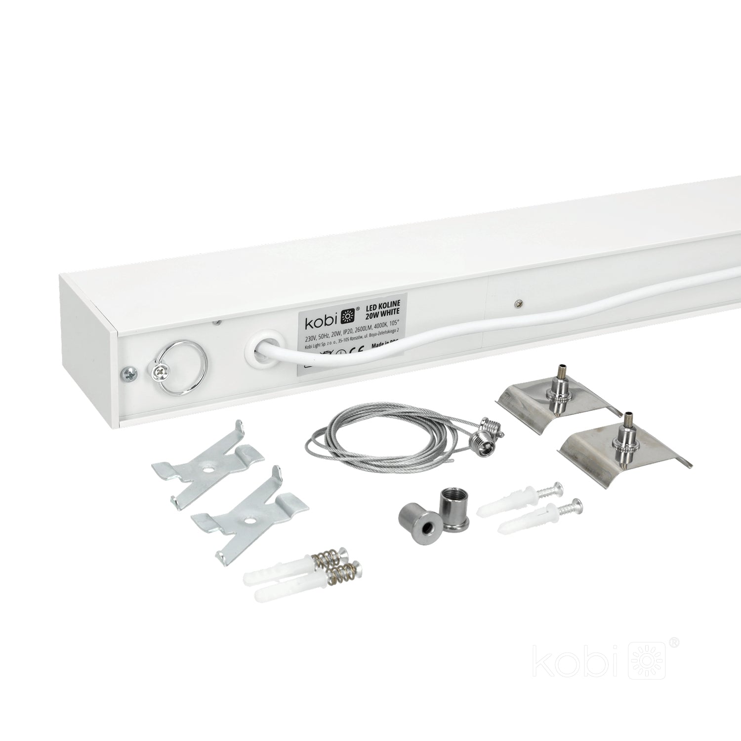 Linear fixture LED KOLINE K1 40W 4000K white Kobi Pro