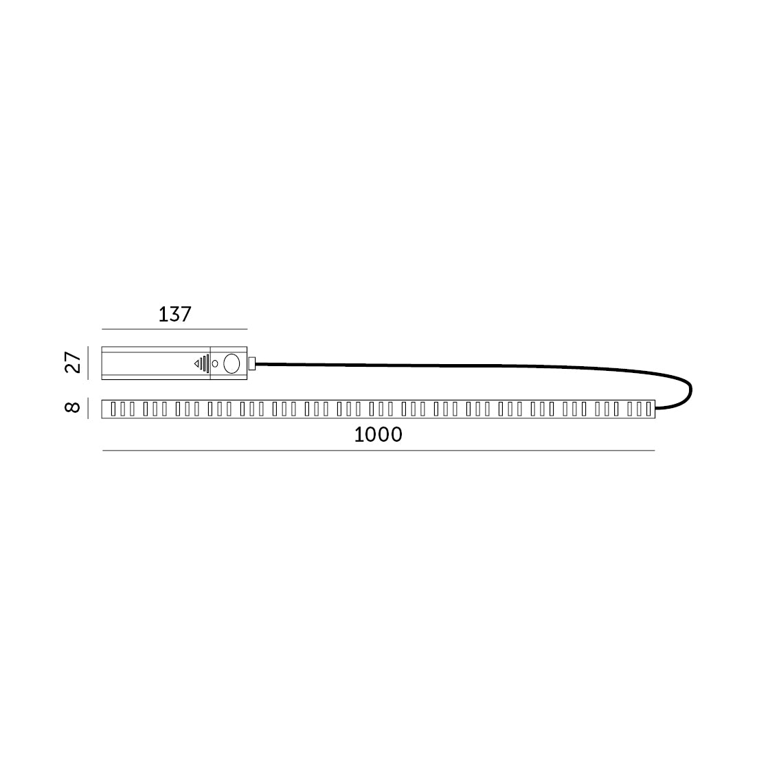 Cabinet light LED CORREA 3,4W 3000K LX Kobi