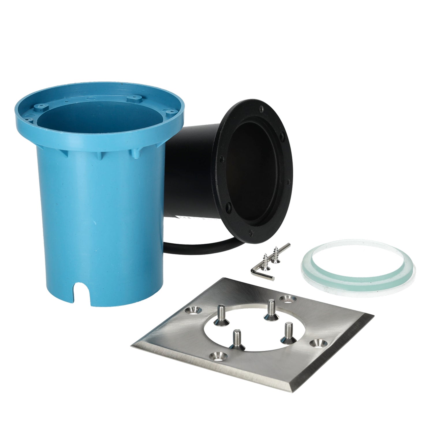 Driveway fixture ENTRADA 1 1xGU10 square Kobi