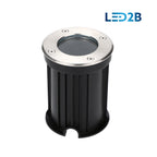 Driveway fixture INGRESS 1xGU10 round IP67 LED2B