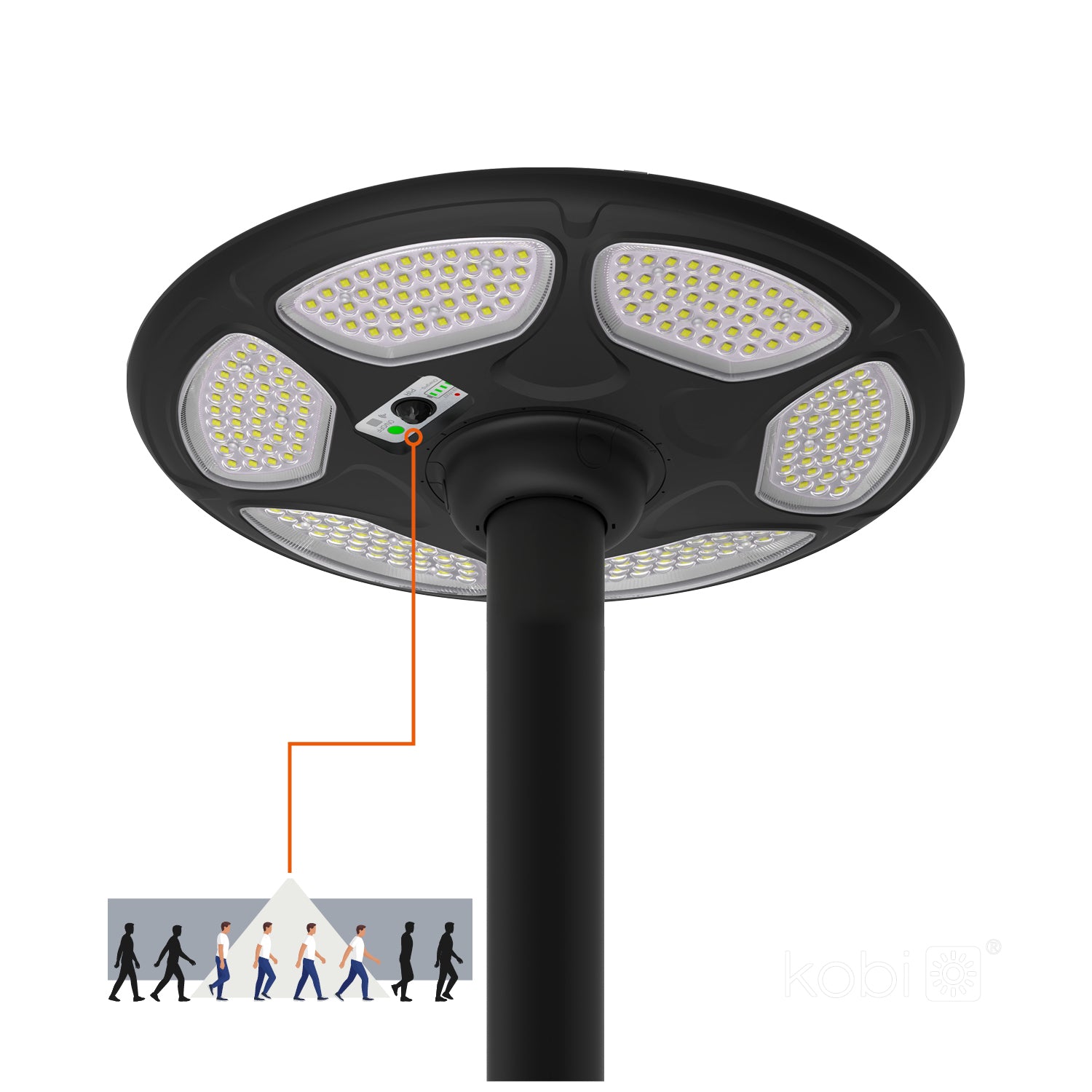 Park light Solar LED SOLSUMI 25W 4000K IP54 Kobi Premium