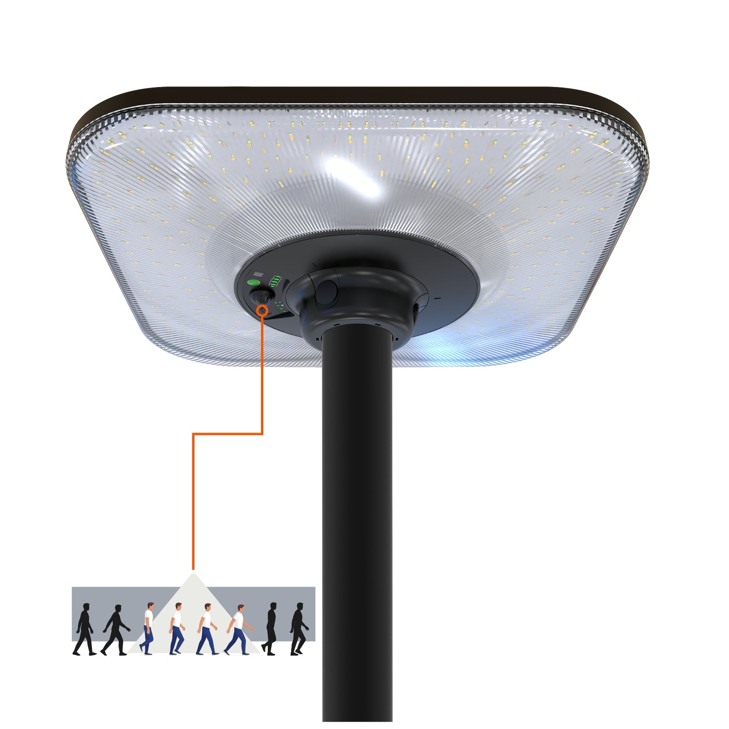 Park light Solar LED SOLSUMI SQUARE 25W 3CCT IP54 Kobi Premium