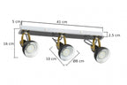 Ceiling lamp 3FL. PIXI 1403