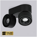Ceiling fixture LAHTI mini dim 2x9W 3000K black Art of Light