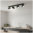 Ceiling spot lamp LUNVIGO 4xGX53 black Kobi