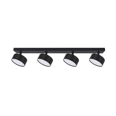 Ceiling spot lamp LUNVIGO 4xGX53 black Kobi