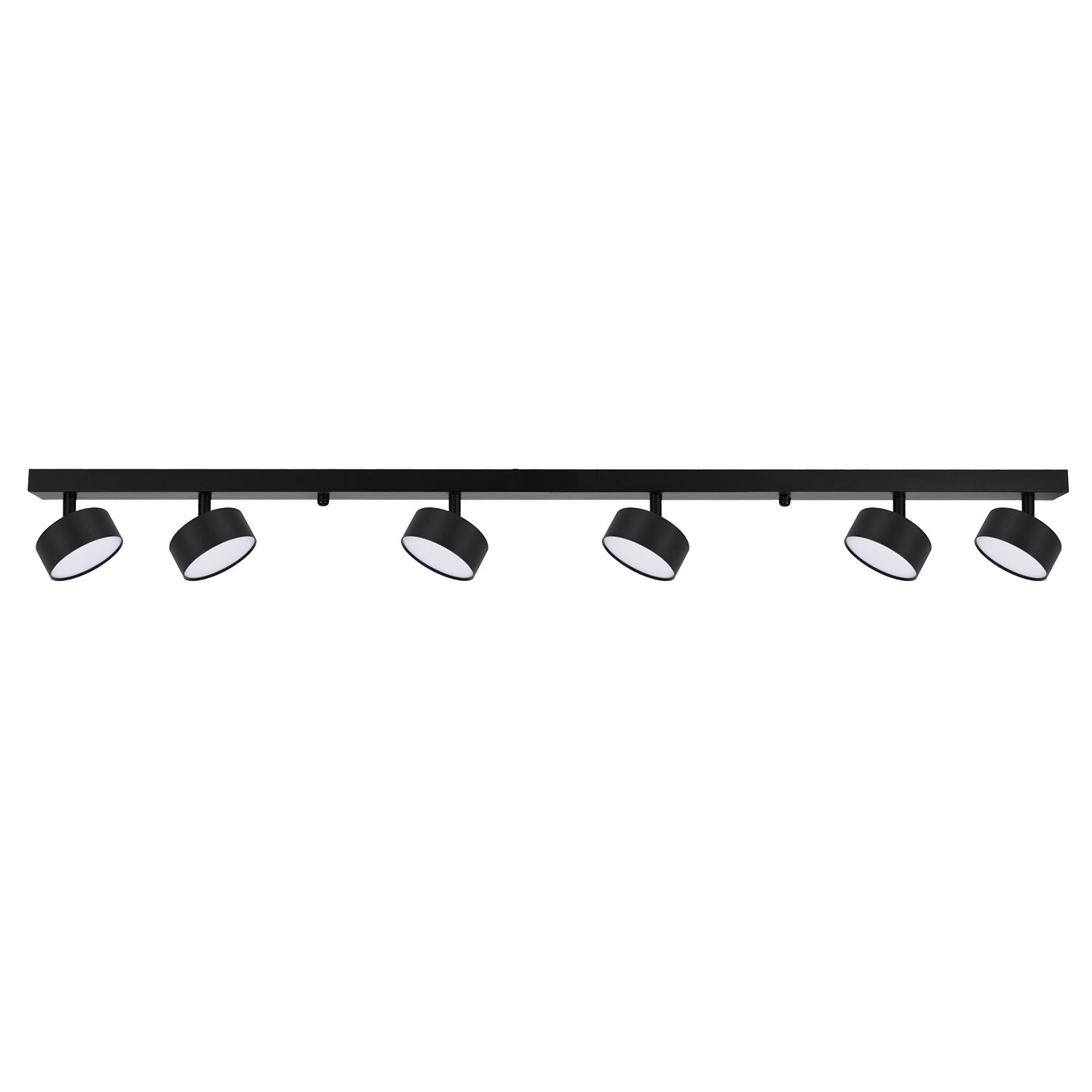 Ceiling spot lamp LUNVIGO 6xGX53 black Kobi