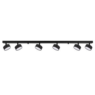 Ceiling spot lamp LUNVIGO 6xGX53 black Kobi