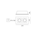 Downlight TORSO 2XGU10 Art of Light