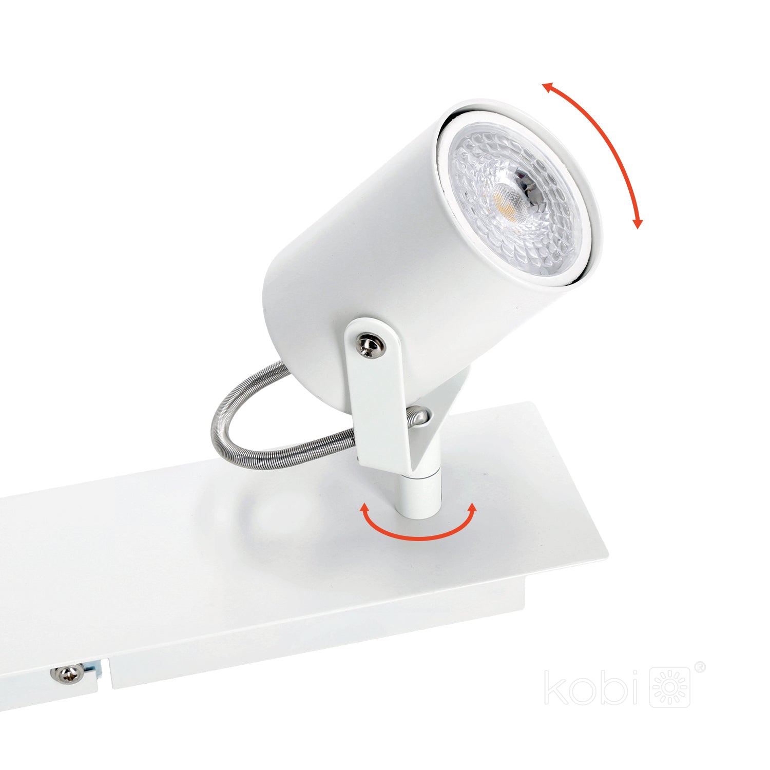 Ceiling spot lamp VENICE W-2L 2xGU10 white JVS