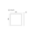 Panel LED BALIS 40W 60x60 4000K white Kobi