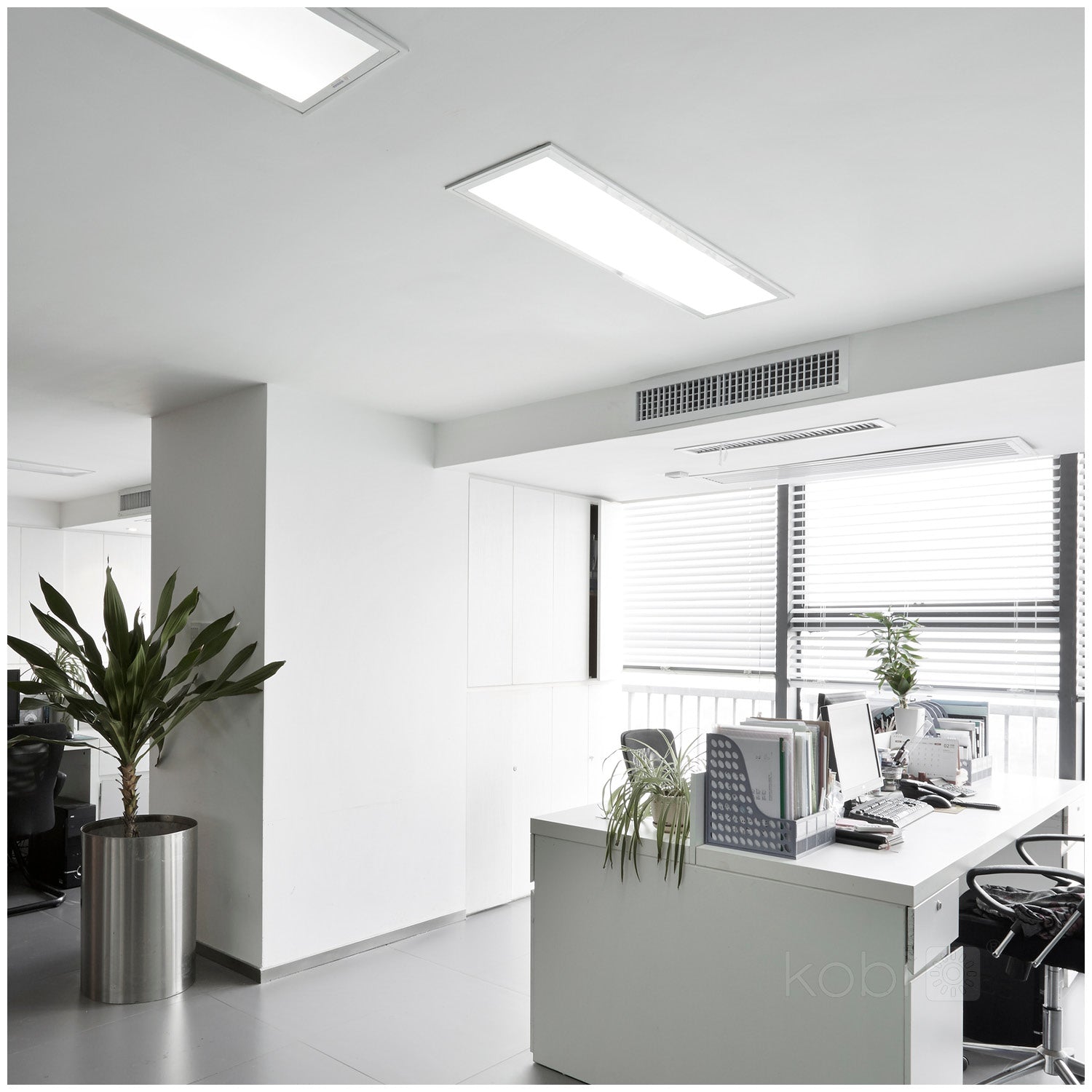 Panel LED BRISBANE 36W 30x120 4000K white Kobi Premium