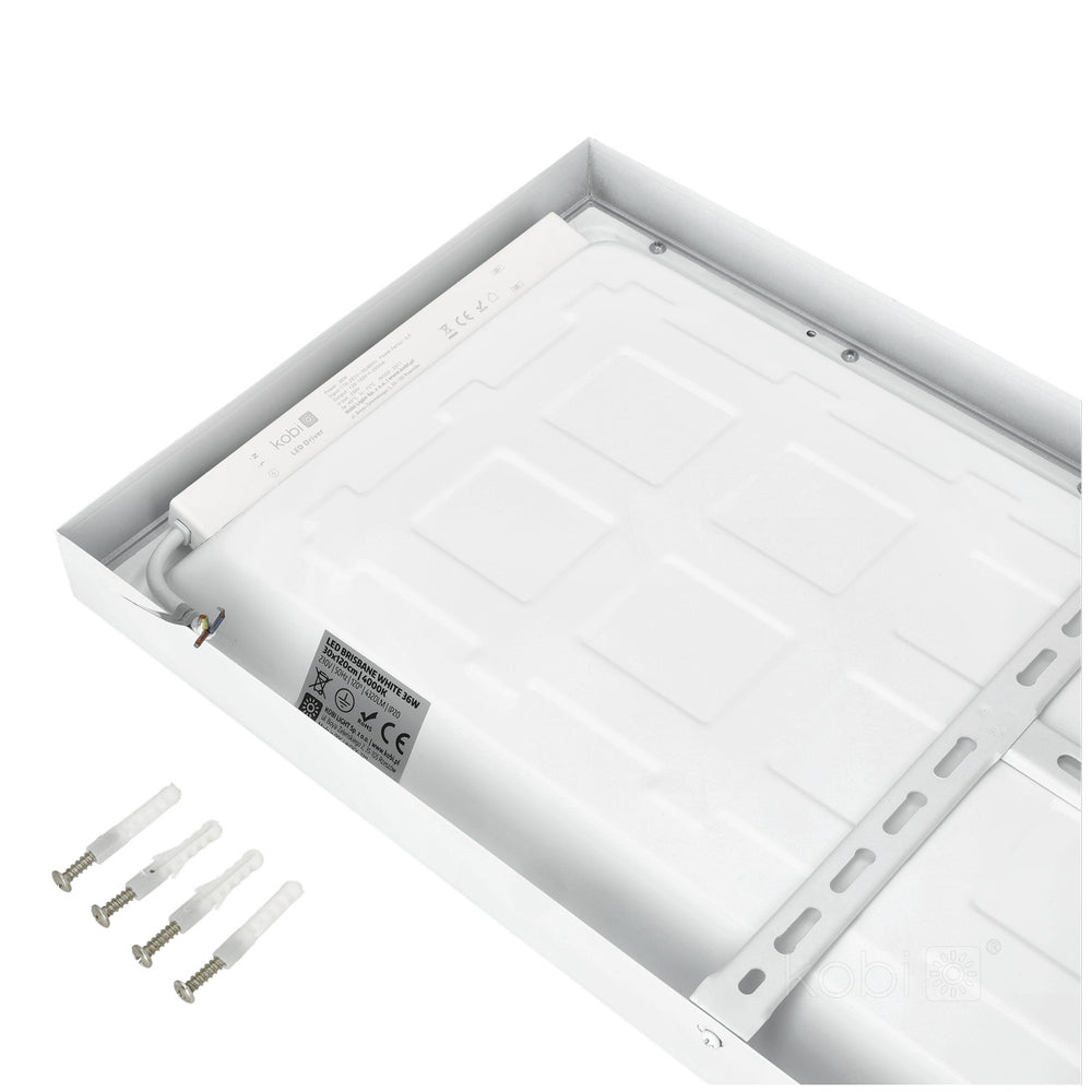Panel LED BRISBANE 36W 30x120 4000K white Kobi Premium