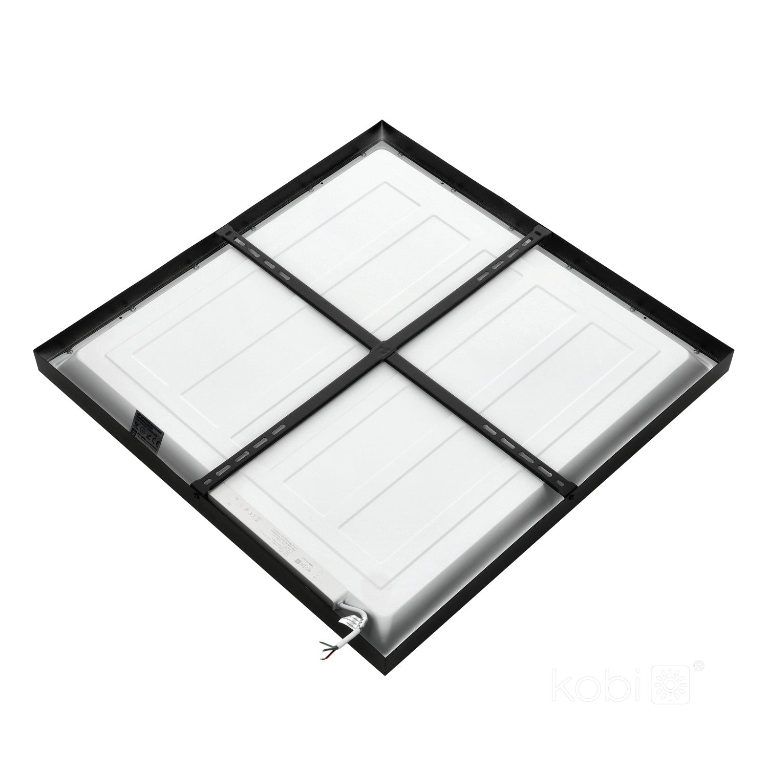 Panel LED BRISBANE 36W 60x60 4000K black Kobi Premium