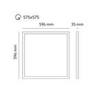 Panel LED CAMARO 40W 60x60 4000K LED2B