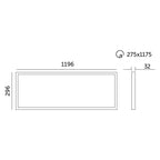 Panel LED CAPRI 36W 30x120 4000K UGR Go back