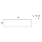 Panel LED CAPRI G2 25-36- 40W 30x120 3CCT IP44 Kobi Pro