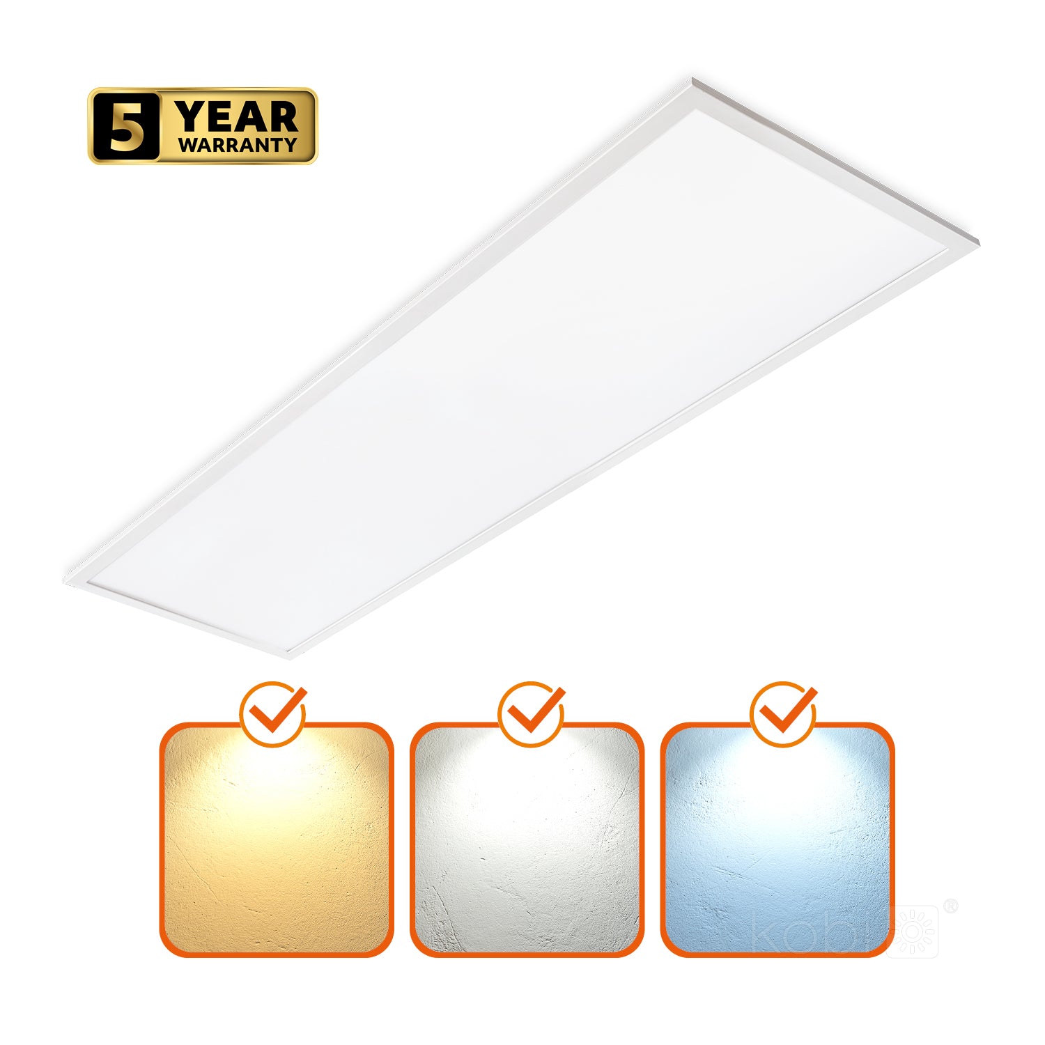 Panel LED CAPRI G2 25-36- 40W 30x120 3CCT IP44 Kobi Pro